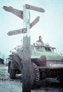 German armoured car near Moscow