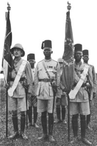 Colour party of King's African Rifles