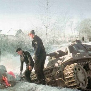 Panzer III in ice at Moscow