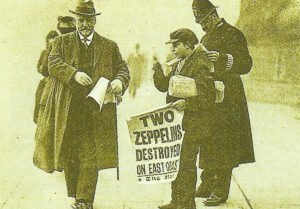 Two Zeppelins destrroyed