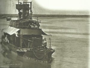 British gunboat on the Tigris 