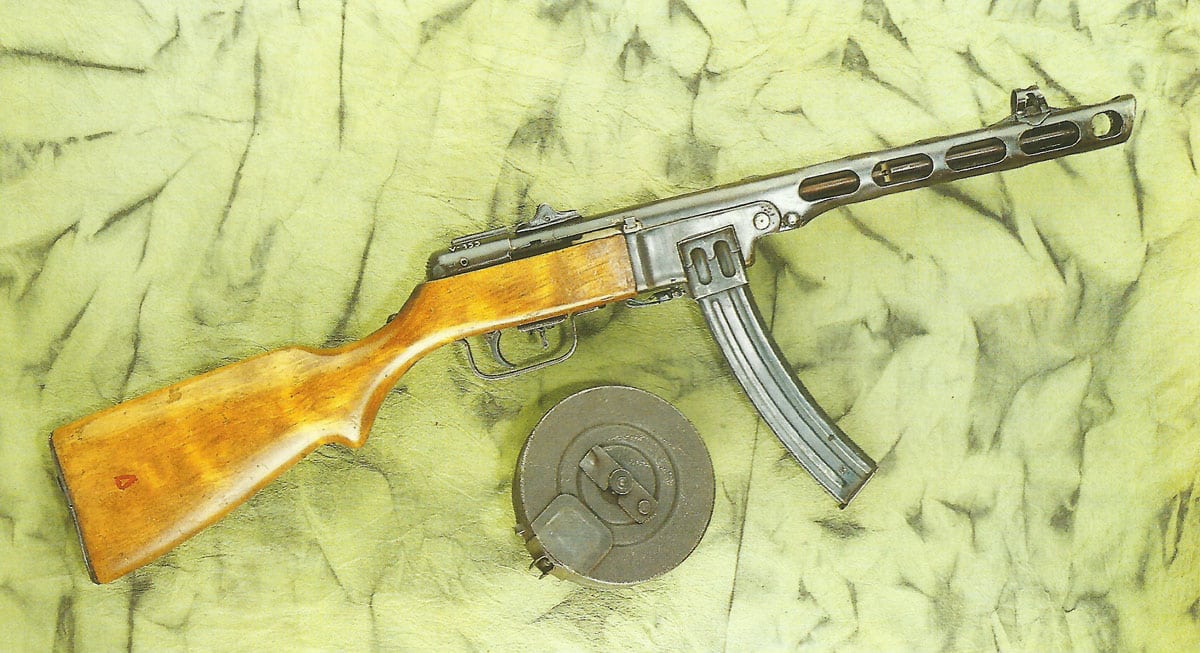 Ppsh 41 with orange barrel marking Details about   Wooden submachine gun 
