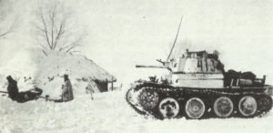 PzKpfw 38 (t) and a 2-cm Flak anti-aircraft gun on the Eastern front