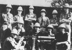 South African machine gun detachment