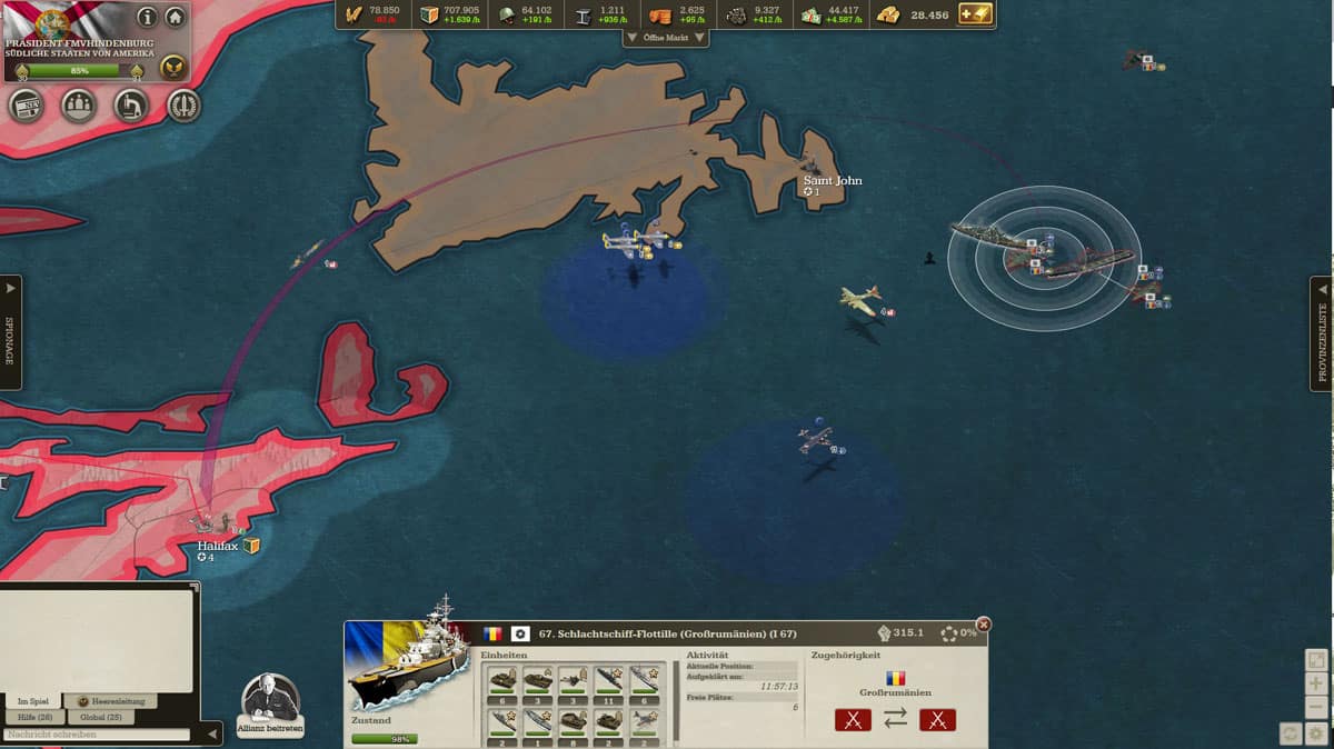 Call of War on X: What is your strategy in 1942? Play and show it