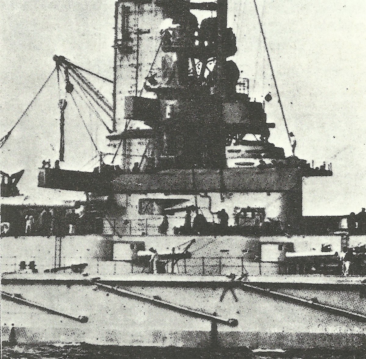 Command tower of a Kaiser class battleship