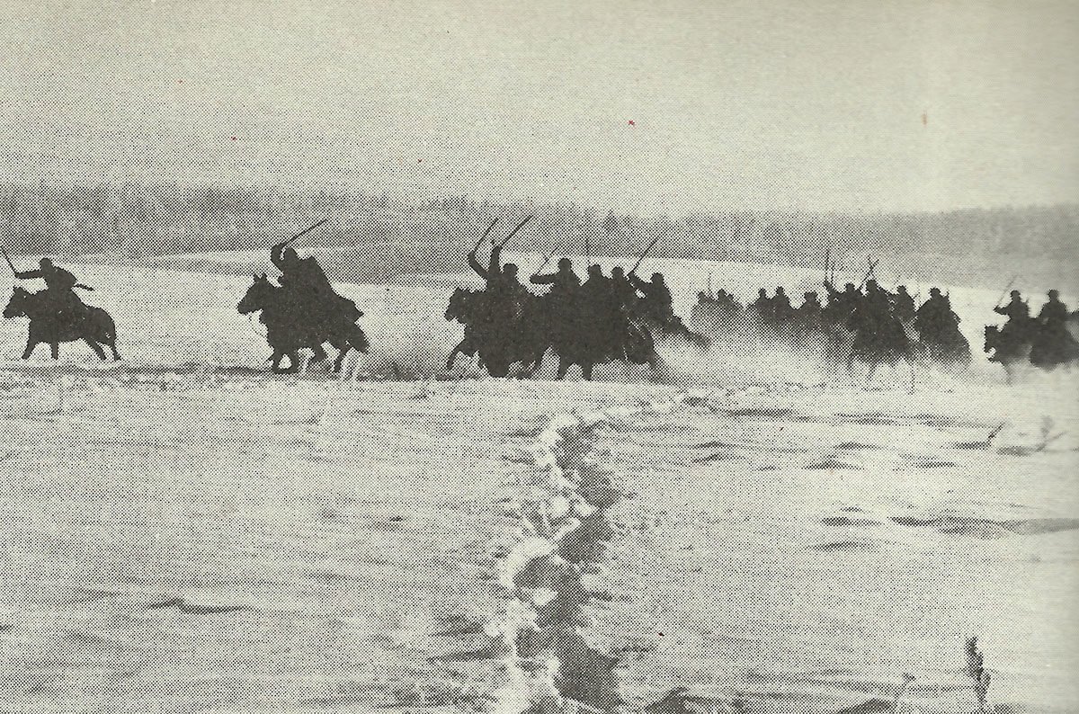 Charge of Russian cavalry