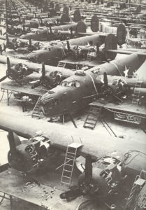 Production of B-24 Liberator bombers