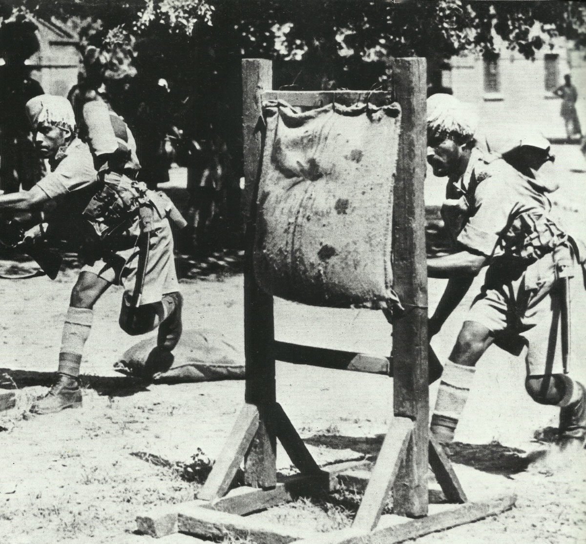 Training of Indian garrison troops