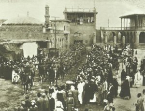 British troops march into Baghdad