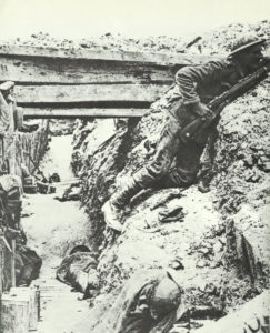 In a British trench
