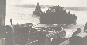 Russian boats on Lake Ladoga 