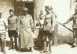 US military observer on a visit of the Austro-Hungarian lines