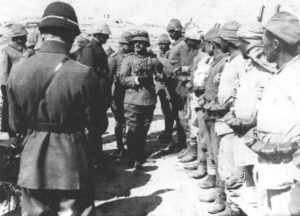 Turkish troops in Palestine