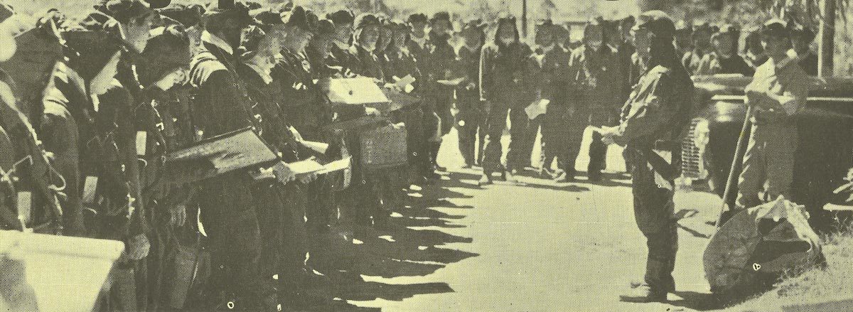 briefing of Japanese aircraft crews