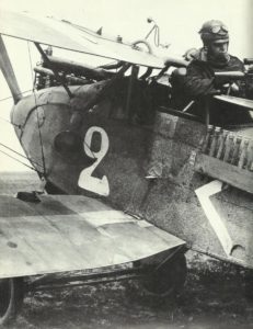 rear gunner of a Halberstadt CLII ground-attacker 