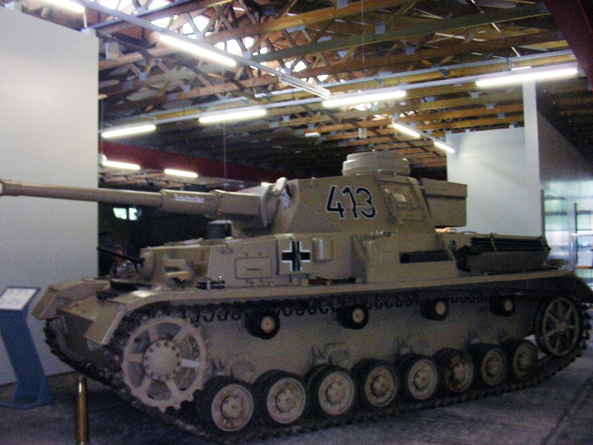 Panzer IV Ausf G in Panzer museum Munster – WW2 Weapons