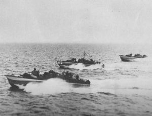 British MGBs (motor gun boats). 