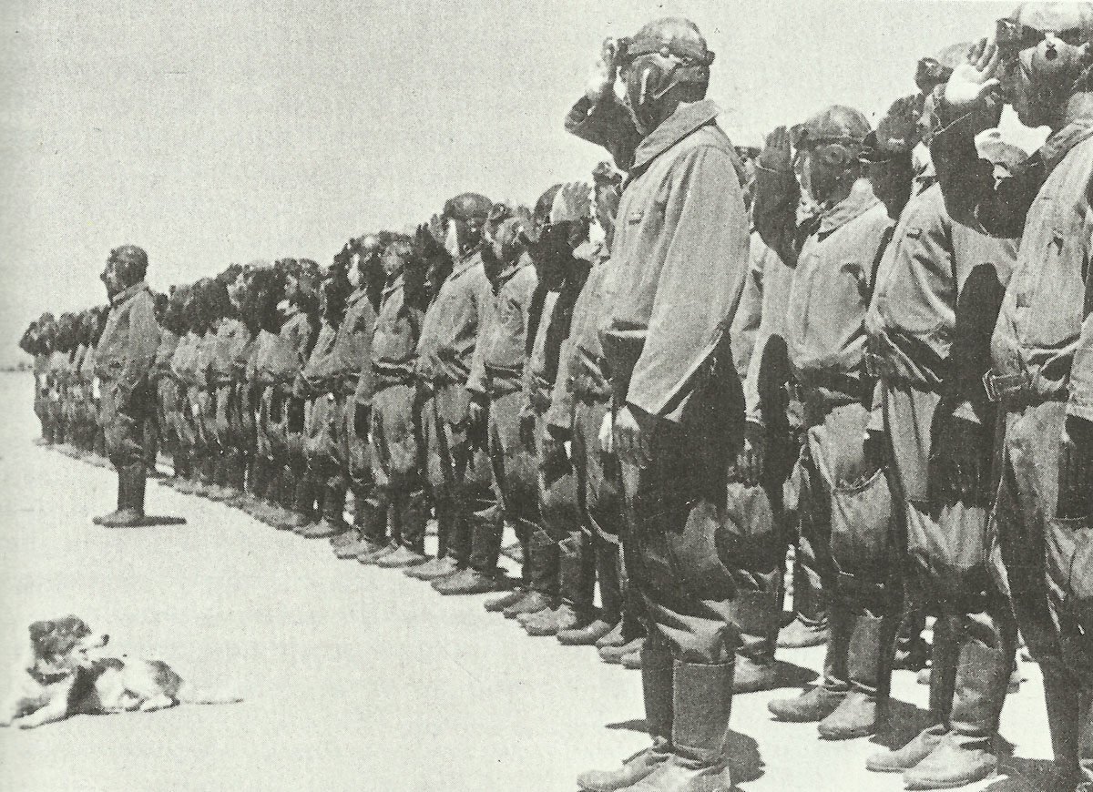 Japanese bomber crews in northern China