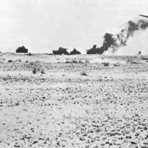 'Tank Busters' Hurricane II D attacking German tanks