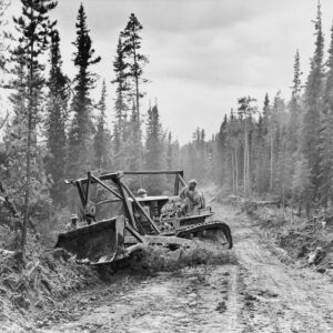 Work on the 'Alaska Highway'