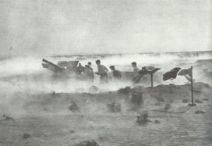 25-Pounder in action at Alamein