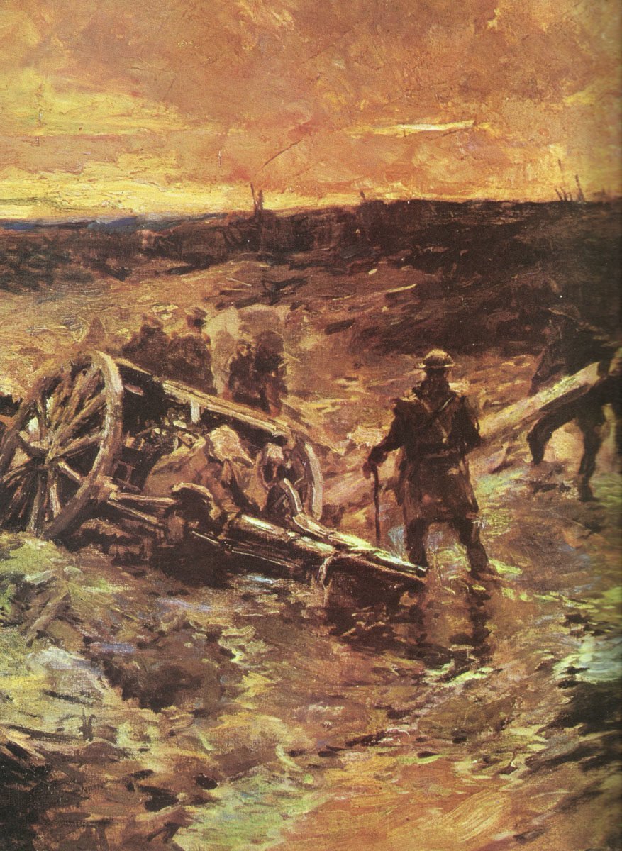 Canadian gunners at Passchendaele