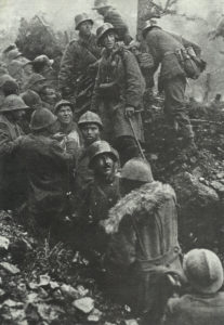 Italian trench unit is captured by Austrians.
