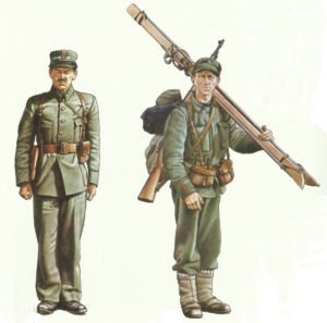 Lieutenant (left) and Corporal, Norwegian Army