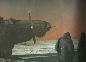 old He 111 bombers at Stalingrad airlift