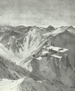 Albatross fighter in the Alps