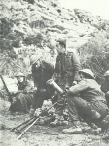 British 3-inch mortar crew