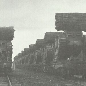 British tanks loaded on trains