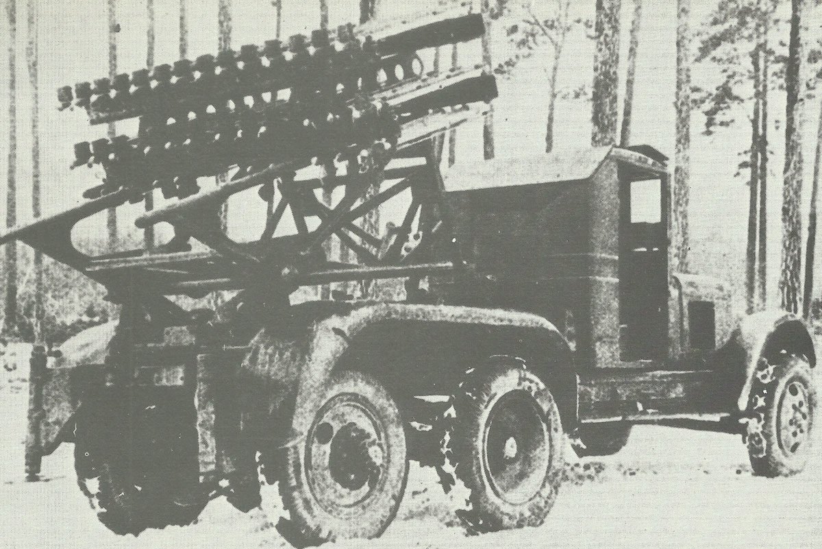 BM-8-48 launcher on ZIS