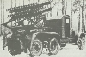 BM-8-48 launcher on ZIS 