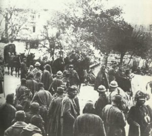 Retreat of Italian troops after the Battle of Caporetto