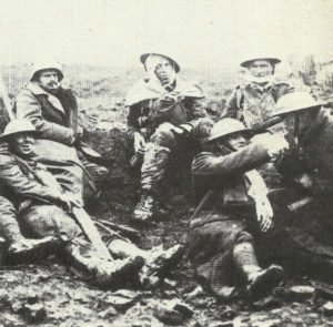 Canadian and German 'walking wounded' 