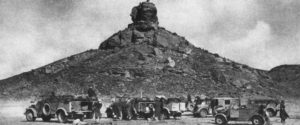 German recon patrol deep in the Sahara