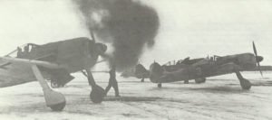 Fw 190 starting engines