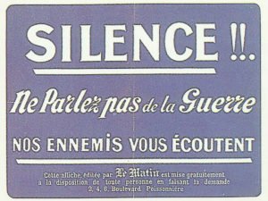 France: pay attention to enemy agents and spies