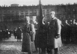 Soldiers of the new Red Army