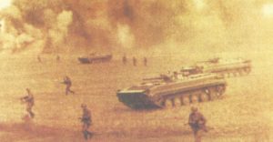 Red Army maneuvers with BMP-1 i