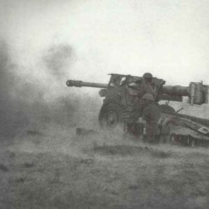 British anti-tank gun in combat