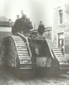 captured British tank Mark IV
