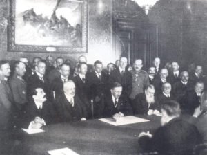 Signing of the Treaty of Bucharest