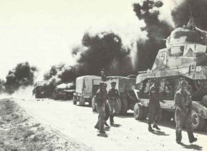 British convoy caught during deployment 