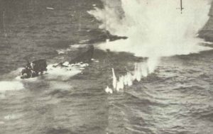 U-boat sinks