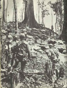 US Marines cleaning up a Japanese position