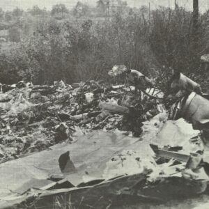 wreck of a shot down RAF Stirling