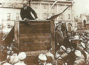 Lenin at a speech 